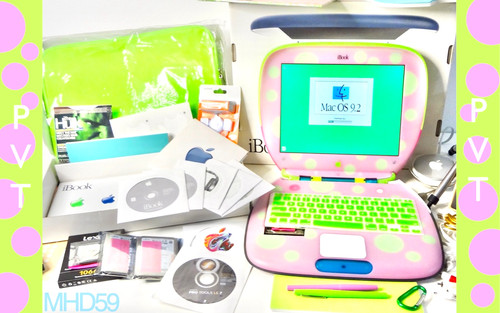 Ibook clamshell ssd 3hd os9 - g3,