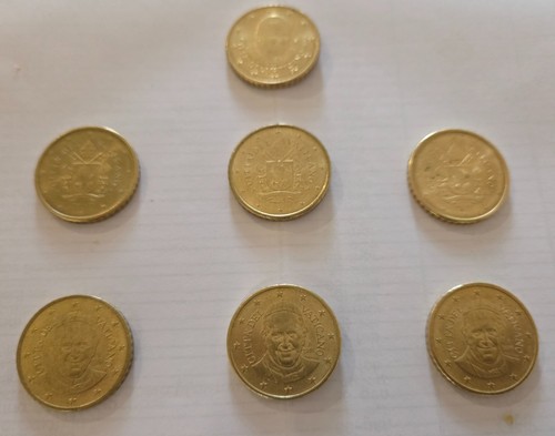 Vaticano 50cent monete - monete, con