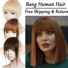 US Clip in Bangs 100% Capelli
