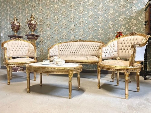 Set divano barocco francese