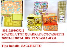Scatola telata portabiancheria