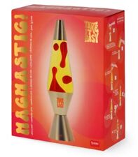 Legami - Lampada Lava - Magmastic con base in Metallo  Dorata 