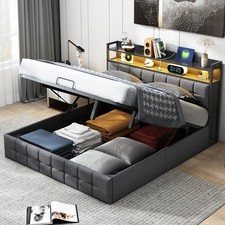 Letto matrimoniale imbottito
