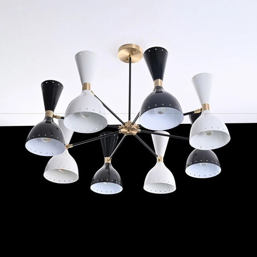 Lampadario sputnik ottone - sputnik, in