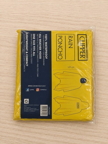 Poncho way clipper - poncho, giallo