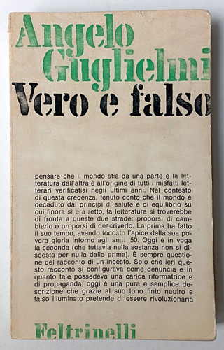 Vero falso angelo - falso,, guglielmi