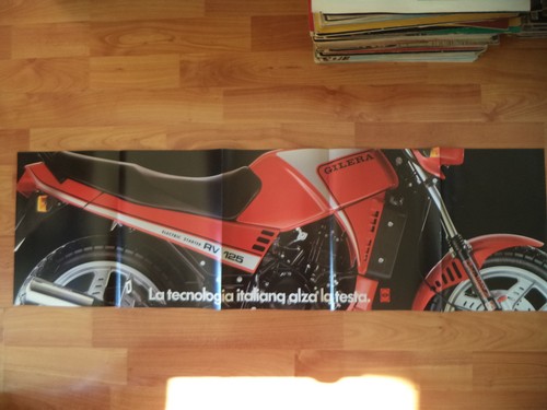 Poster anno 1985 moto gilera - 1985,