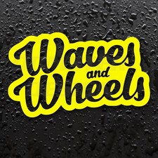 Pegatina Vinilo Waves and