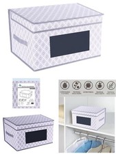 Scatola Salvaspazio Portatutto con Coperchio  Contenitore pieghevole 3 Misure