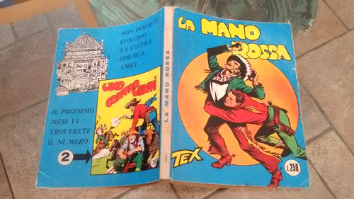 Tex gigante mano rossa - mano,