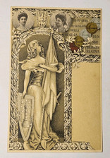 CARTOLINA MILITARE - 9° 10° REGGIMENTO FANTERIA BRIGATA REGINA, ILLUSTRATA 