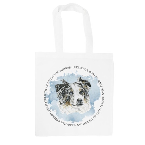 Australian shepherd tote bag - australian,