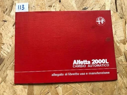 Alfaromeo alfetta - alfetta, (