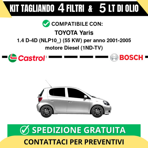 Tagliando filtri bosch 5 - tagliando, e