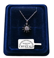 Collana Fiore Nero Catenina