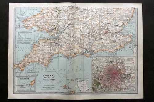 Mappa antica nera 1903
