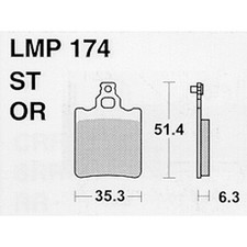 AP RACING LMP174 COPPIA