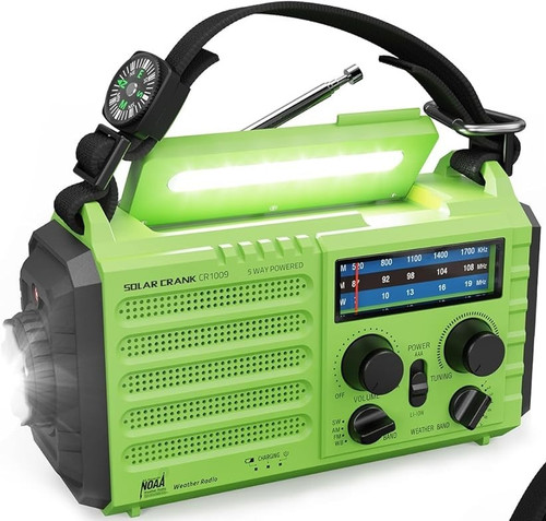 Radio emergenza manovella - di, a
