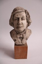 L68-SEVERINO MORLIN-ROSSINI-BUSTO TERRACOTTA-COMPOSITORE MUSICA NOVE BASSANO