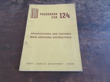 Fiat 124 1966 Specifiche OEM