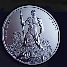 Moneta Samoa 2023 Aquaman 5 Dollari Argento 1 OZ. capsula FDC (C.02)
