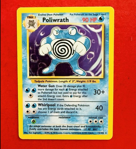 Lotto carte pokemon - pokemon, poliwrath