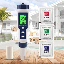 Misuratore digitale 5 in 1 PH/EC/TEMP/SALT/TDS tester penna tester acqua potabile DHL2-3T