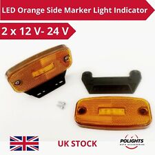 2 x 12V-24V LED arancione