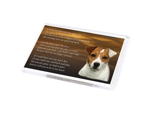 Jack russell dog fridge - russell, magnet