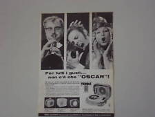 advertising Pubblicità 1962 TEPPAZ OSCAR