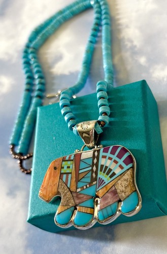 Collana turchese grande - turchese,