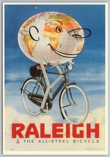 Cartolina pubblicitaria bici