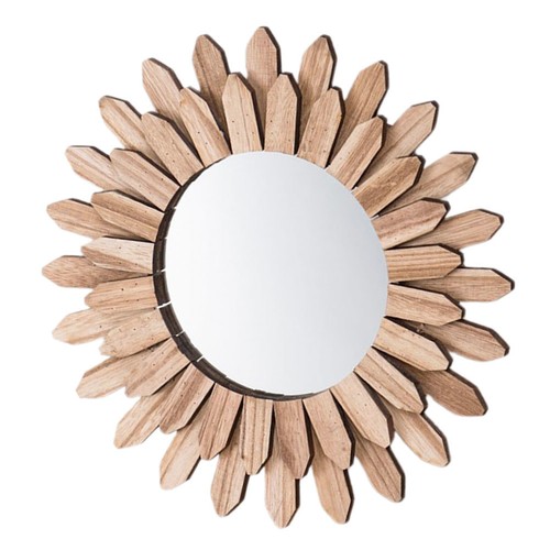 Specchio con cornice legno - con,