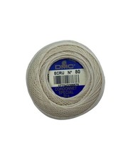 DMC Uncinetto Filo Cordonet Special Ecrù Articolo 151 N° 80 Gomitolo 20 Grammi 1