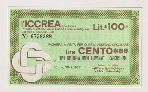 Miniassegni 77 bar - , 28.02.77