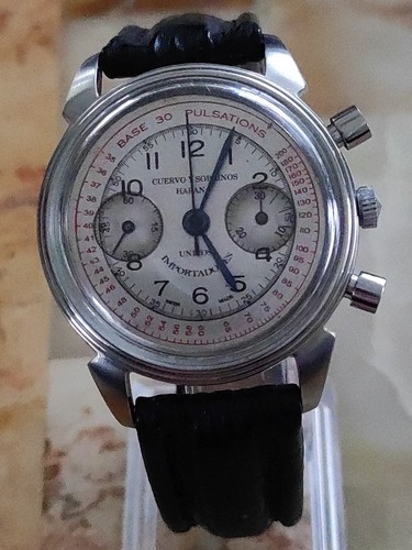 Chronographe mécanique cuervo - chronographe,