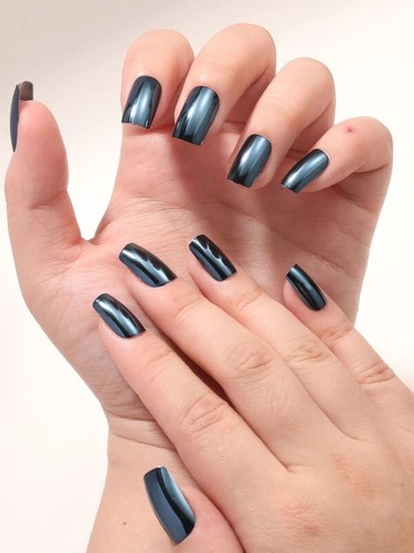 Bellissime unghie verde teal - bellissime,