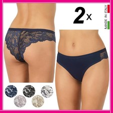 2 Slip Brasiliana Intimo Donna