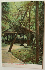 ca 1900s MD Postcard Pen-Mar Maryland Glen Afton Spring Gazebo vintage scenic