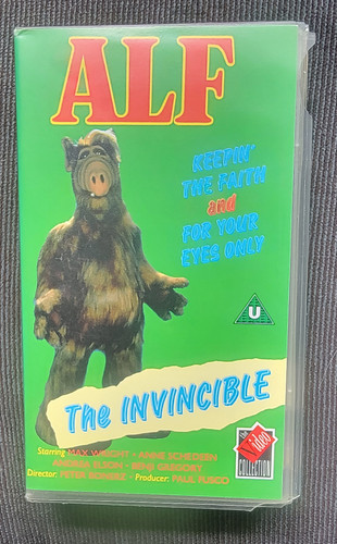 Alf vhs and dvd includes - alf,