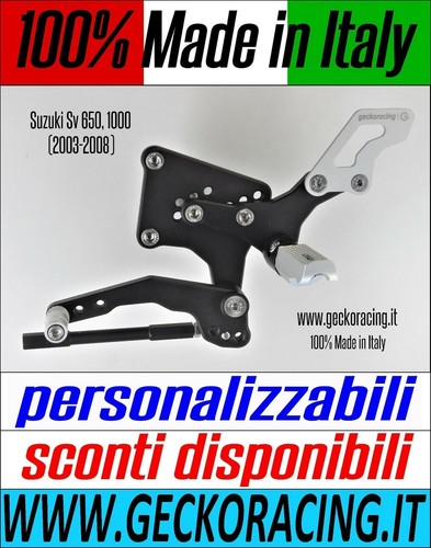 Pedane arretrate regolabili - pedane,