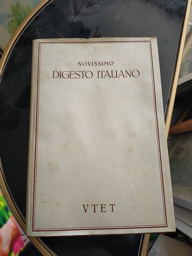 Novissimo digesto italiano - novissimo,