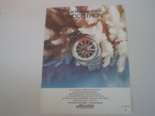 advertising Pubblicità 1974 OROLOGIO BULOVA ACCUTRON SNORKEL