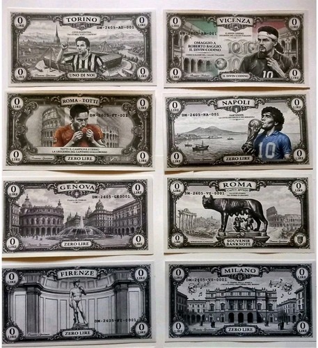 Banconote lira italiana - banconote,