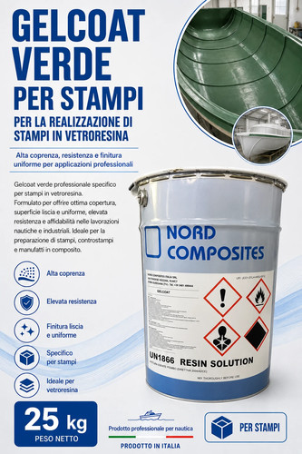 Gelcoat verde iso - gelcoat, per
