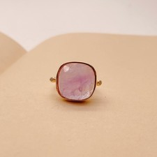 Anello Ametista Viola Pietra