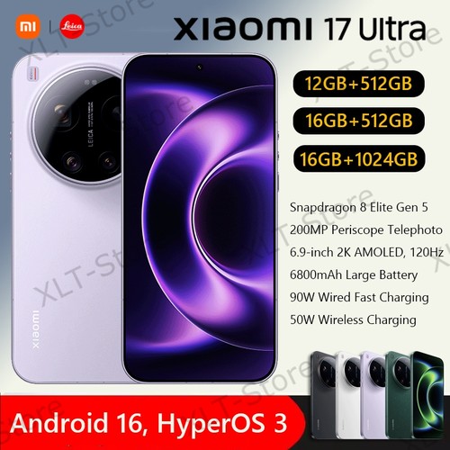 Xiaomi ultra snapdragon - 17, 5g