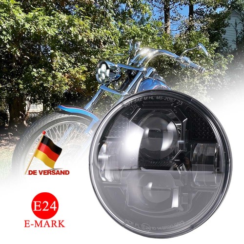 Faro moto tondo led - tondo,