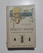 MANUALI HOEPLI - Insetti nocivi all'agricoltura ed alla selvicoltura  I ed. 1915