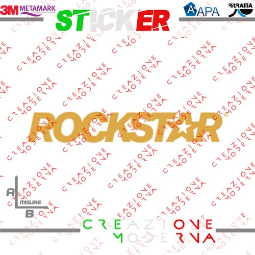 Adesivo sticker rockstar - adesivo,